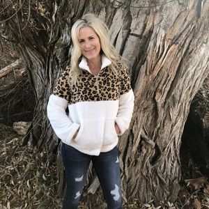 New leopard and cream jacket!